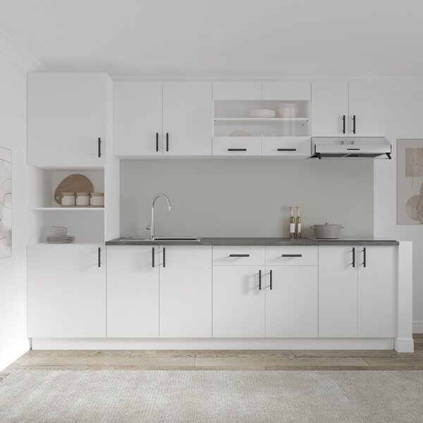 Corp haaus Karo, 2 Sertare, 2 Usi, Alb, 80 x 50 x 80 cm