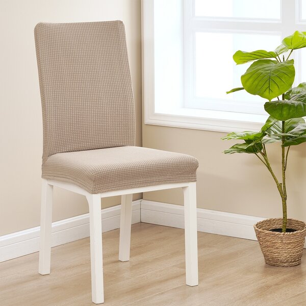Husă multielastică impermeabilă de scaun 4Home Magic clean bej, 45 - 50 cm, set 2 buc