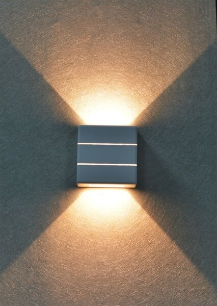 Immax 08521L - Aplica LED pentru exterior LUXLINE 6W/230V 3000K IP54 albă