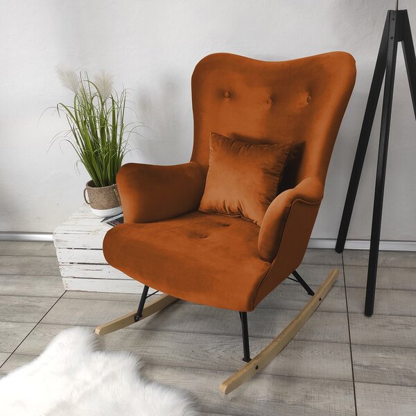 Fotoliu balansoar în stil scandinav Aria (Magic Velvet 2213). 1059395