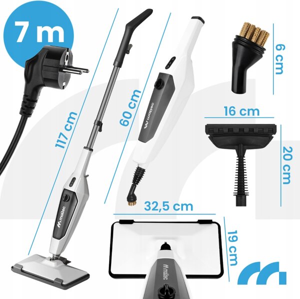 Mop cu aburi STEAMEXPERT HDS4600W 12in1 - 2000 W