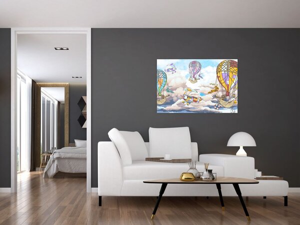 Tablou - Expediție în nori (90x60 cm)