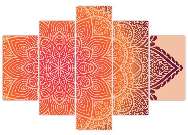Tablou - Mandala artă (150x105 cm)