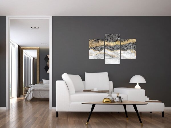 Tablou - Mandala în marmură (90x60 cm)