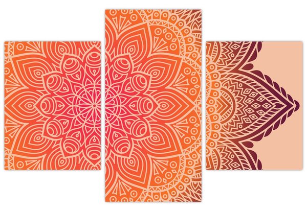 Tablou - Mandala artă (90x60 cm)