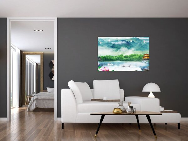 Tablou - Peisaj de vis (90x60 cm)