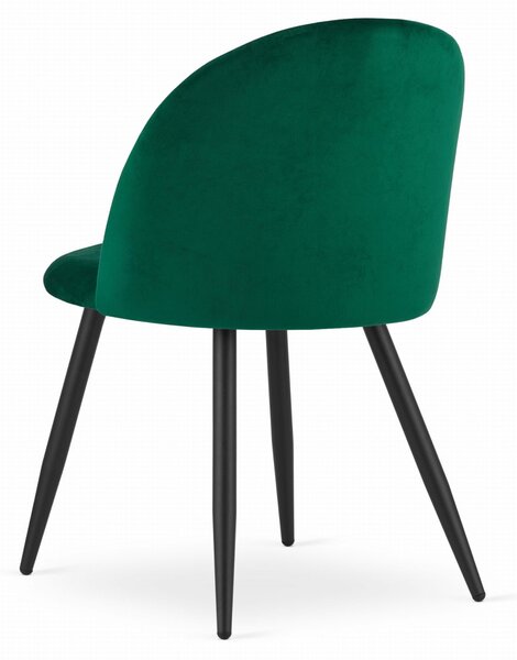 Scaun din catifea verde BELLO