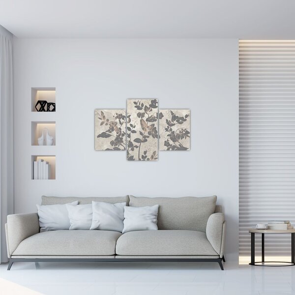 Tablou - Frunze texturate (90x60 cm)