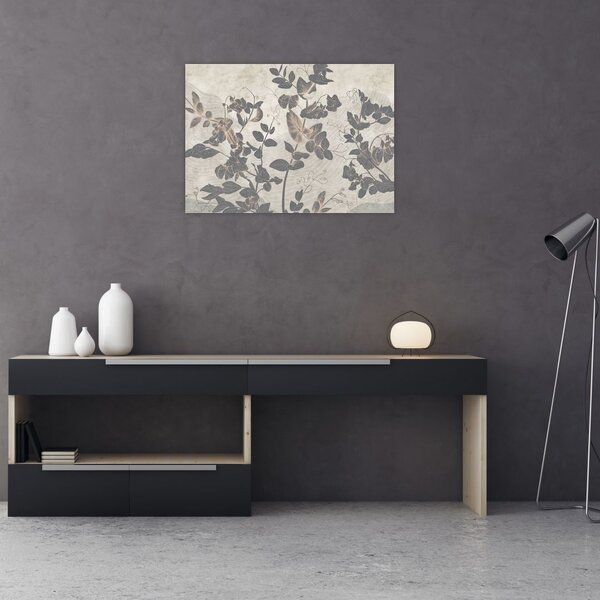Tablou - Frunze texturate (70x50 cm)