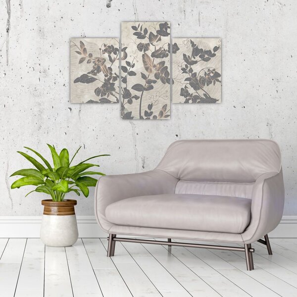 Tablou - Frunze texturate (90x60 cm)