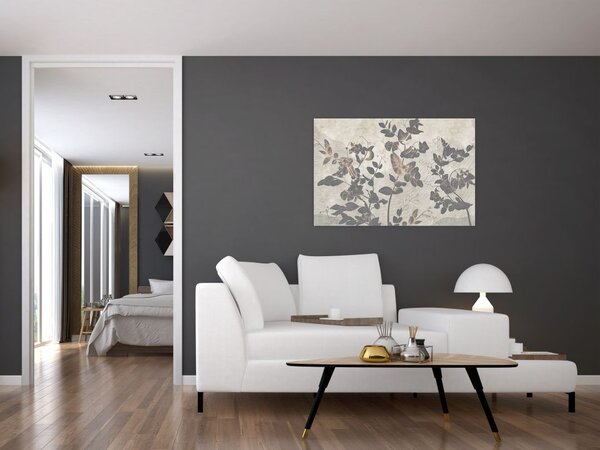Tablou - Frunze texturate (90x60 cm)
