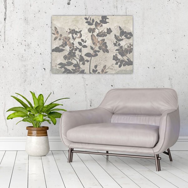 Tablou - Frunze texturate (70x50 cm)