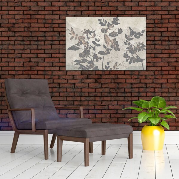Tablou - Frunze texturate (90x60 cm)
