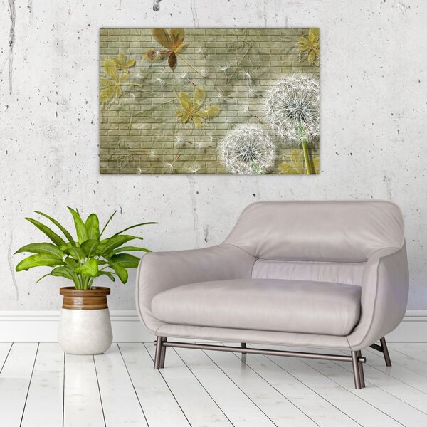 Tablou - Păpădii suflate de vânt (90x60 cm)
