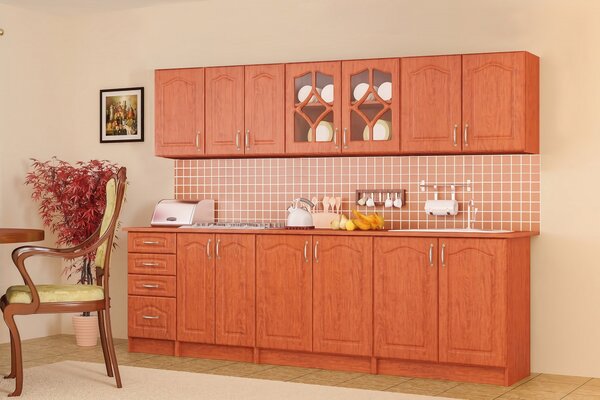 Bucatarie Olea Mebel MDF 2.6m, Calvados
