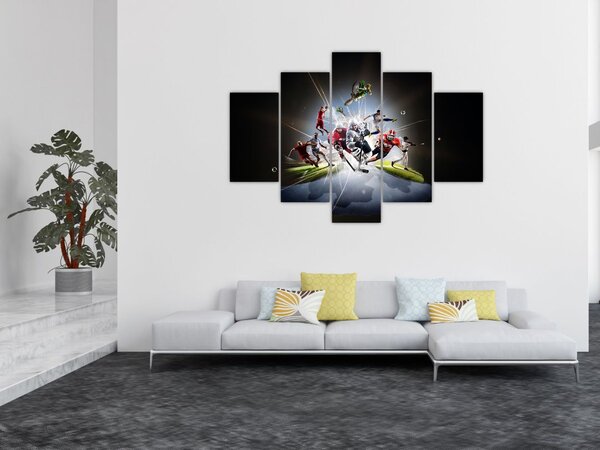 Tablou - Sportivii (150x105 cm)