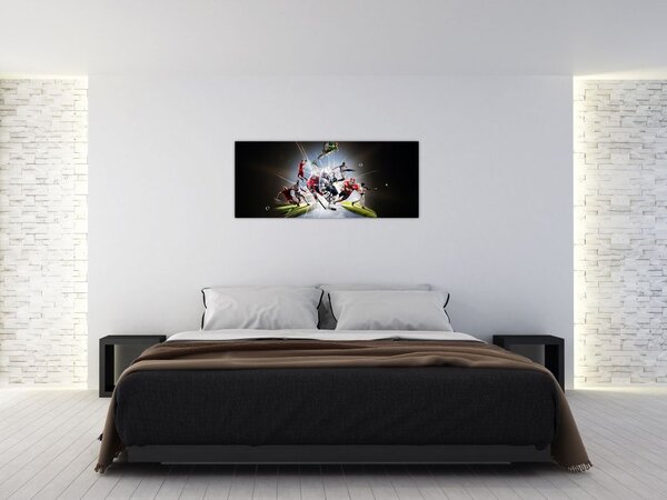 Tablou - Sportivii (120x50 cm)