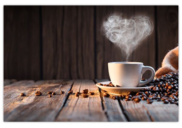 Tablou - Timp pentru cafea (90x60 cm)