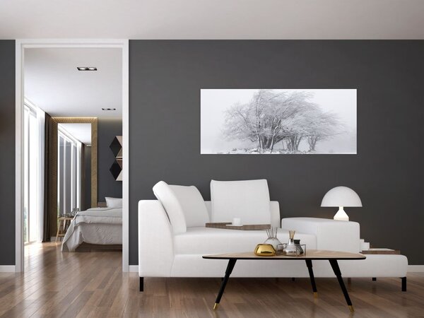 Tablou - Iarnă albă (120x50 cm)