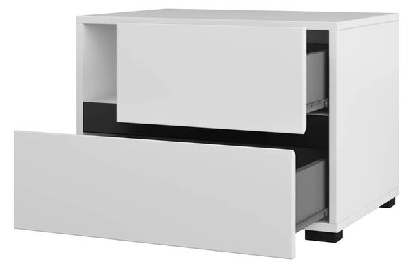 Noptieră Cross 2 sertare - 55 cm
