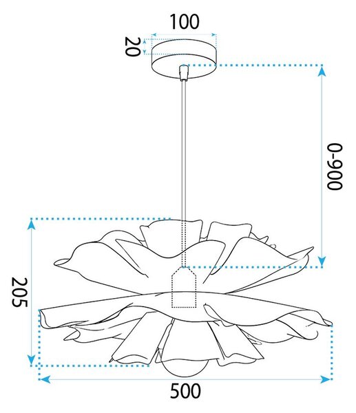 Lampă APP1953-CP WHITE
