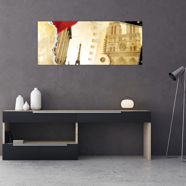 Tablou - Amintiri din Paris (120x50 cm)