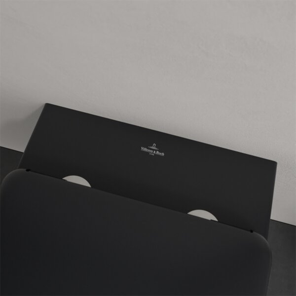 Vas wc suspendat, Villeroy & Boch, Antao, rimless, cu TwistFlush, pure black