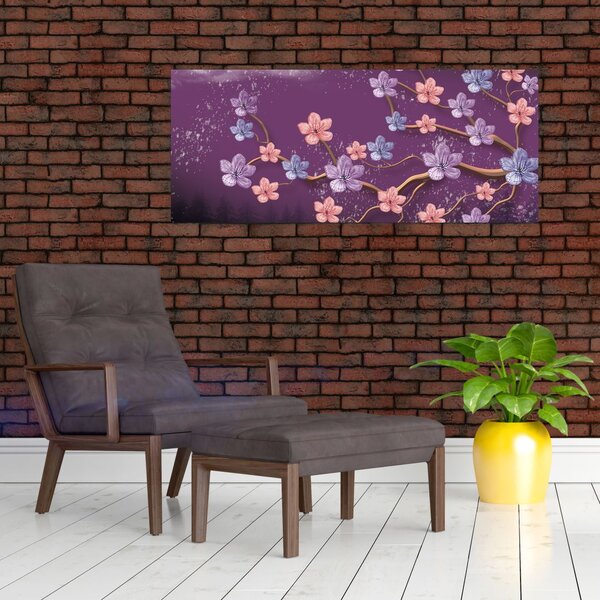 Tablou - Amurg de primăvară (120x50 cm)