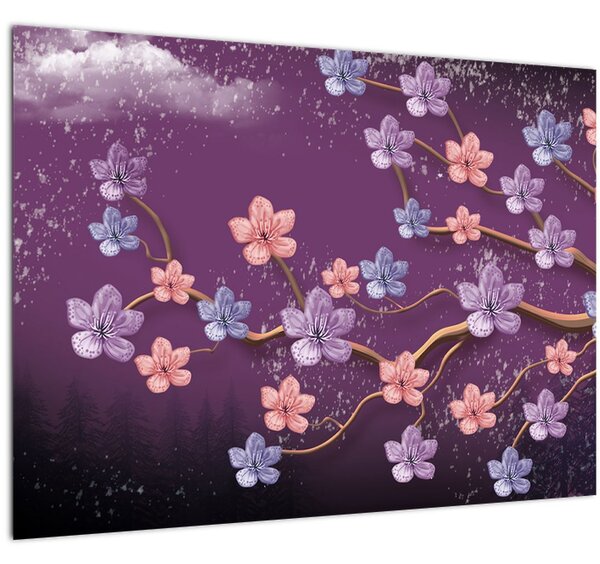 Tablou - Amurg de primăvară (70x50 cm)