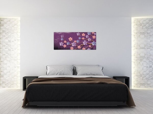 Tablou - Amurg de primăvară (120x50 cm)