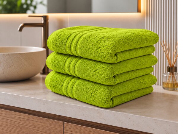 Prosop Classic 70 x 140 cm verde deschis, 100% bumbac