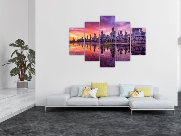 Tablou - Buddha la apus (150x105 cm)