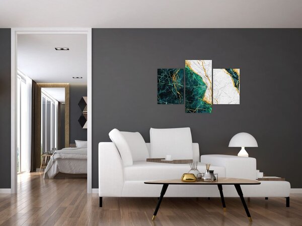 Tablou - Marmură turcoaz (90x60 cm)
