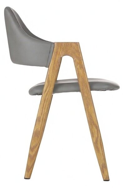Scaun Houston 561, Stejar, Gri, 80x53x57cm, 7.3 kg