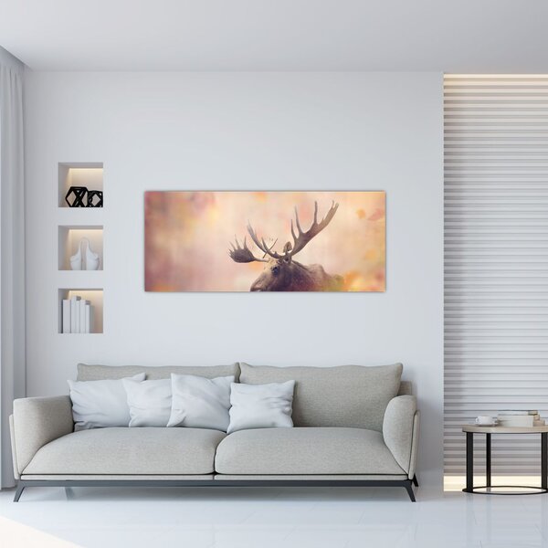 Tablou - Pădure în frunze de toamnă (120x50 cm)