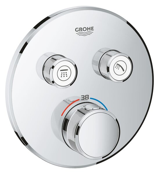 Grohe Grohtherm SmartControl baterie cadă-duș ascuns cu termostat crom 29119000