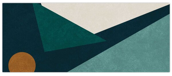 Tablou - Abstract cubic (120x50 cm)