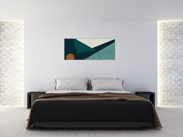 Tablou - Abstract cubic (120x50 cm)