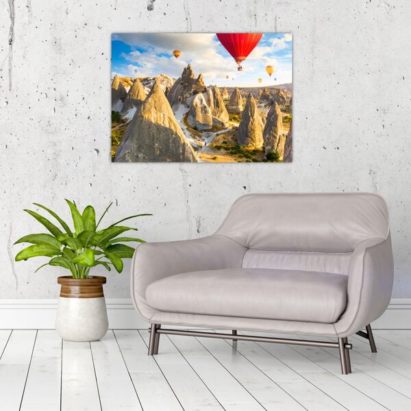 Tablou - Baloane cu aer cald (70x50 cm)