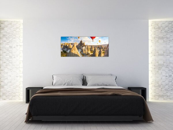 Tablou - Baloane cu aer cald (120x50 cm)
