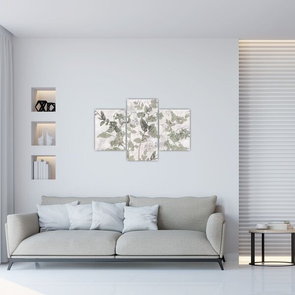Tablou - Plante in ipsos (90x60 cm)