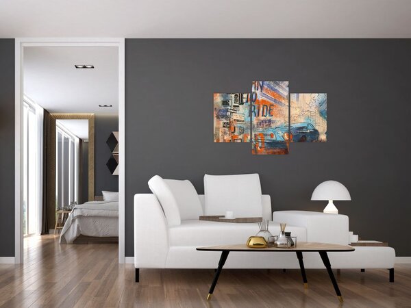 Tablou - Născut să călătorească (90x60 cm)