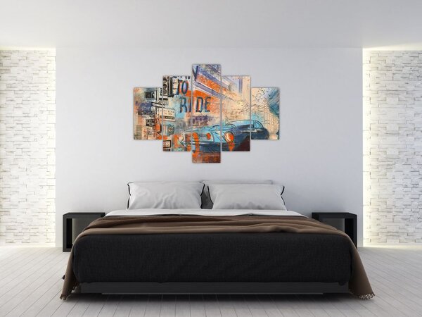 Tablou - Născut să călătorească (150x105 cm)