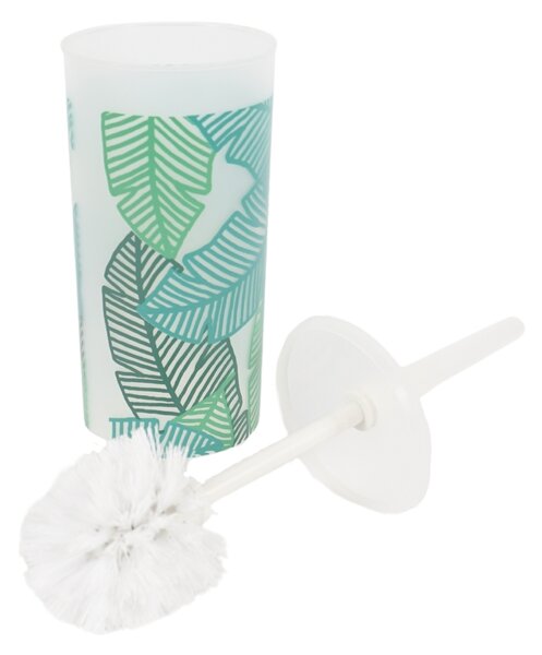 Perie de toaleta cu suport CHANTILLY 35 cm alb