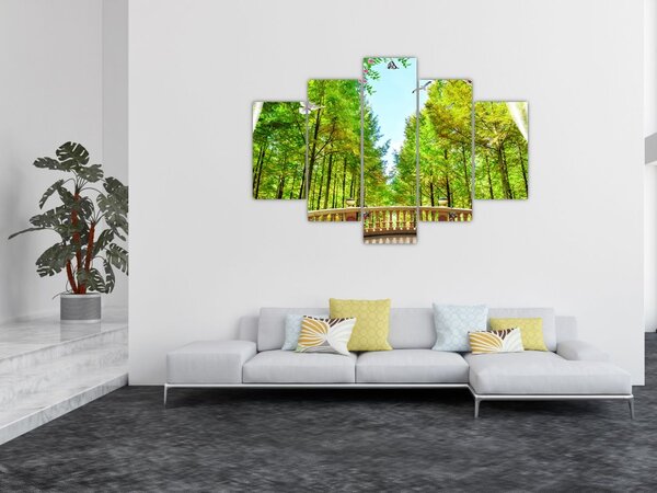 Tablou - Privire spre pădure (150x105 cm)