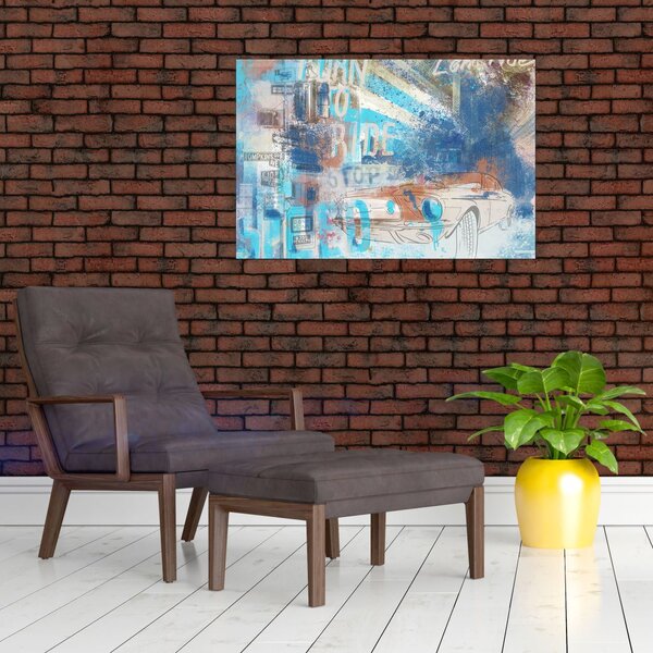 Tablou - Născut să călătorească (90x60 cm)