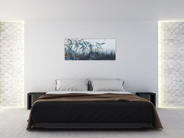 Tablou - Bambus pe perete (120x50 cm)