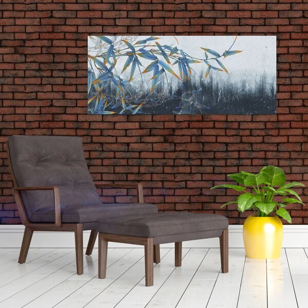 Tablou - Bambus pe perete (120x50 cm)