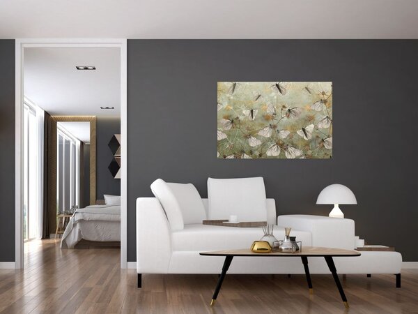Tablou - Vintege fluturi (90x60 cm)