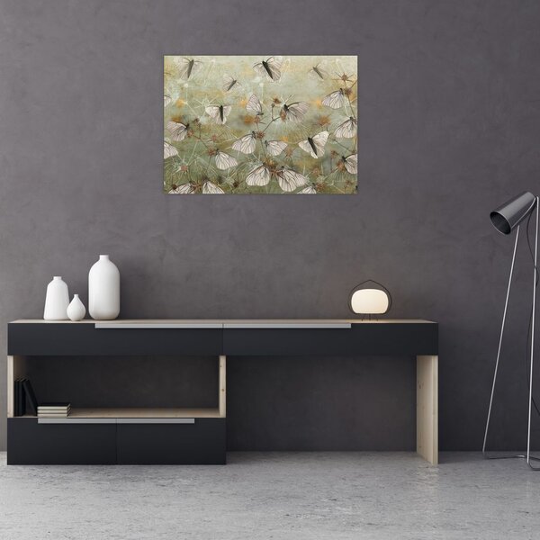 Tablou - Vintege fluturi (70x50 cm)